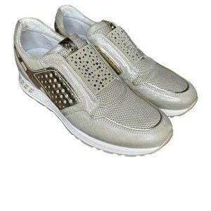 Nero Giardini NG Italy Rhinestone Slip On Platform‎ Shoe Sneaker Size 39